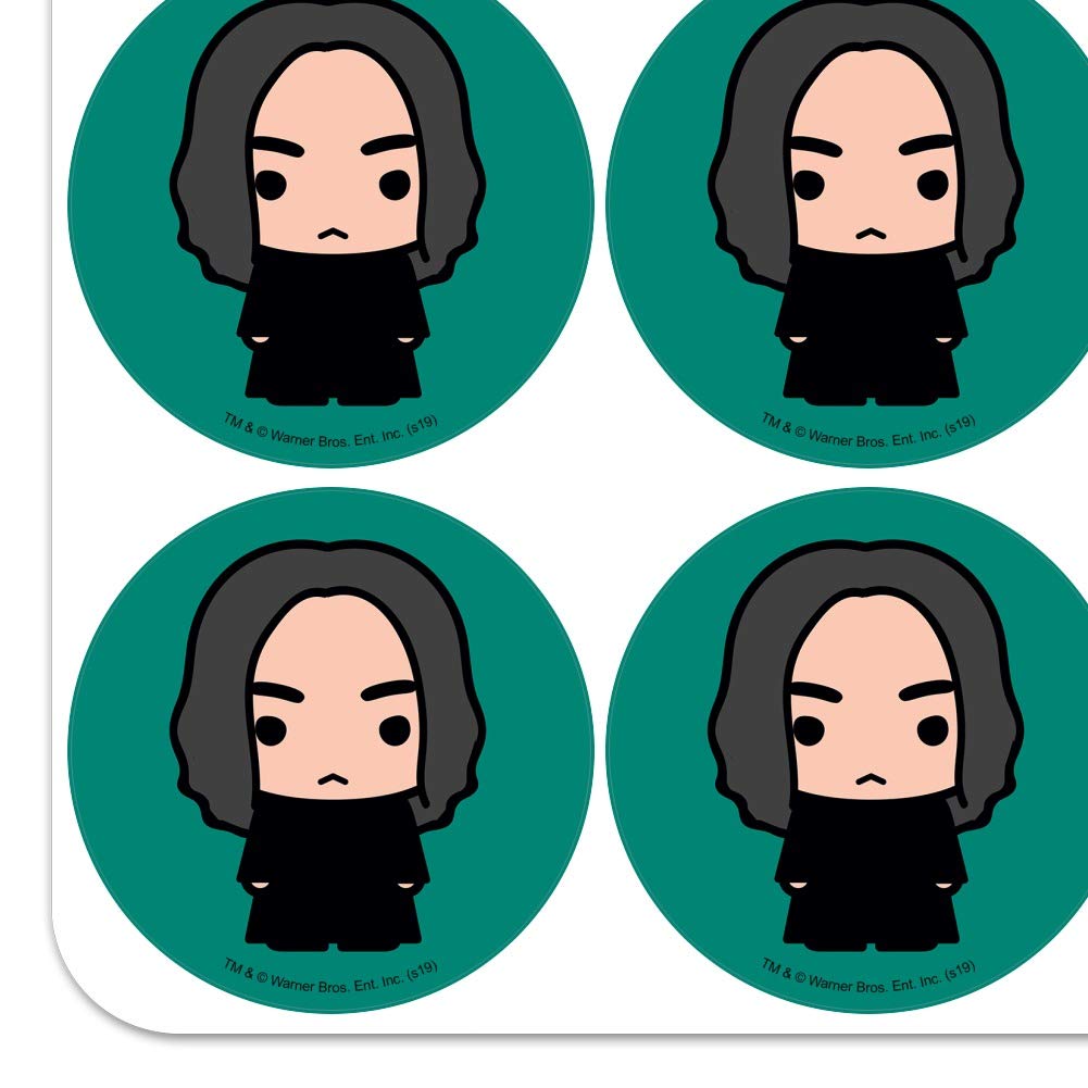 Harry Potter Snape Cute Chibi Stickers - 50PCS Planner Calendar Scrapbooking Decorative Stickers for Journaling, DIY Crafts, and Gift Wrapping (Harry Potter Collection)