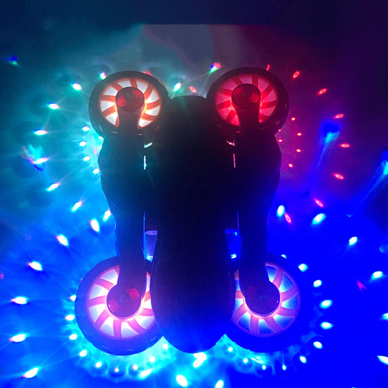 2025 New Electric Motorcycle Toy with LED Lights & Music - Rechargeable 360° Rotating Deformation Twist Car - Interactive Kids Ride-On Toy for Indoor Play & Birthday Gifts