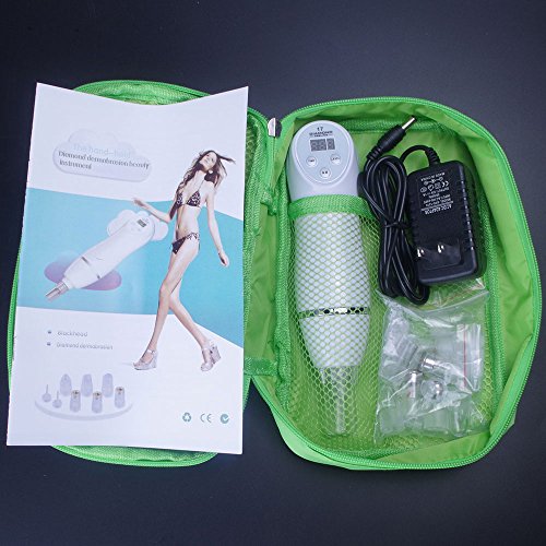 Professional 6-in-1 Blackhead Remover Vacuum Machine - Diamond Dermabrasion & Skin Peeling Beauty Device with Digital Display | At-Home Facial Care for Acne, Blackheads & Pore Cleansing