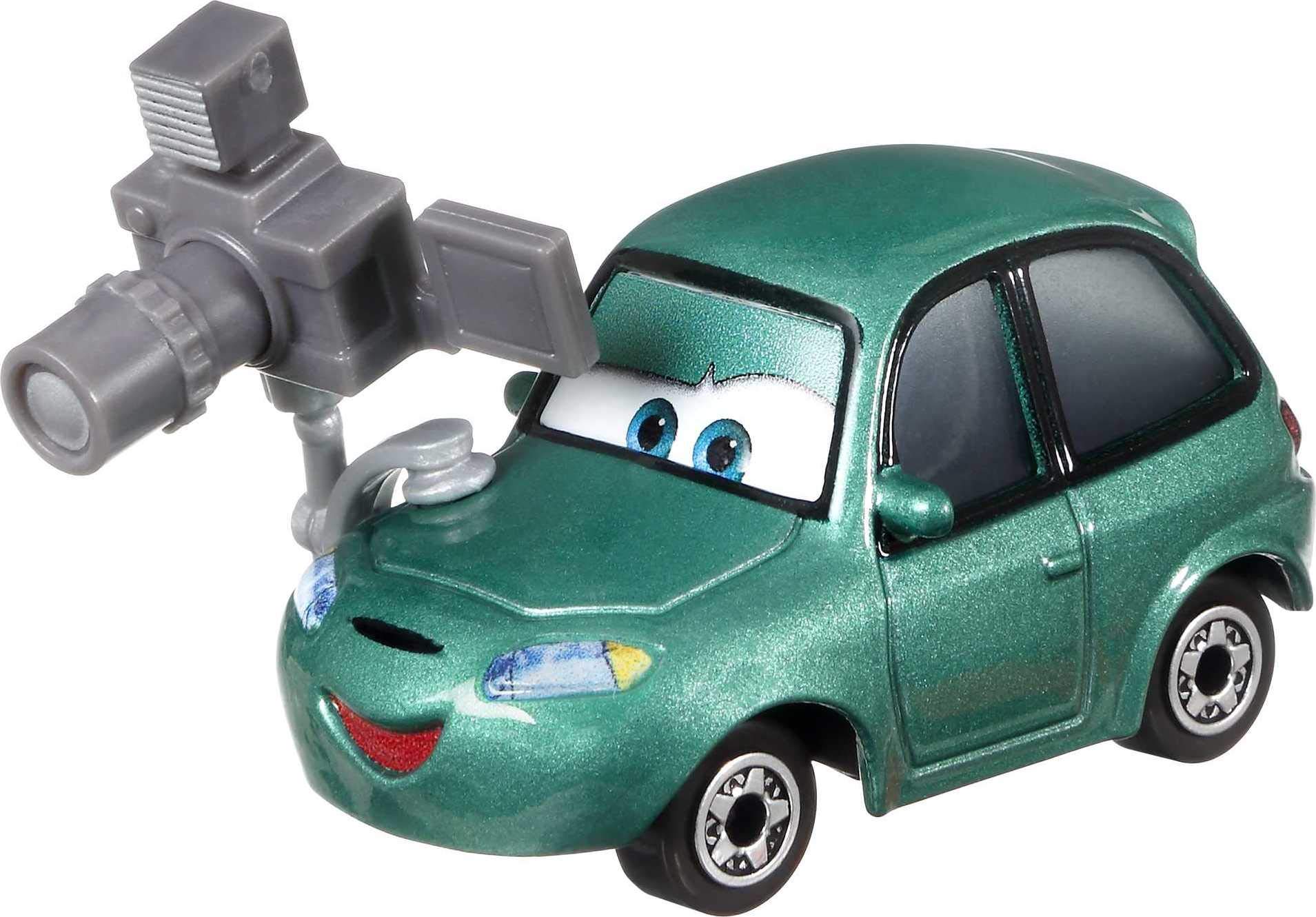 Disney Cars Dash Boardman Miniature Collectible Racecar Toy - Based on Cars Movies for Kids Age 3+ - Perfect for Playtime, Collecting & Birthday Gifts - Multicolor