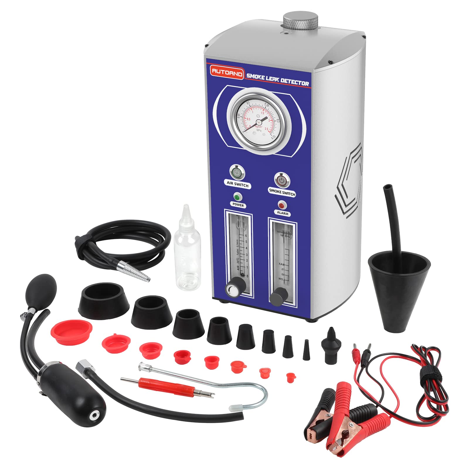 EVAP Smoke Machine Leak Detector - 2 Mode Automotive Diagnostic Tester for 12V Fuel Pipe System | Detects Leaks in Motorcycles, Cars, SUVs & Boats | Professional Mechanic Tool for Workshop & DIY Auto Repair