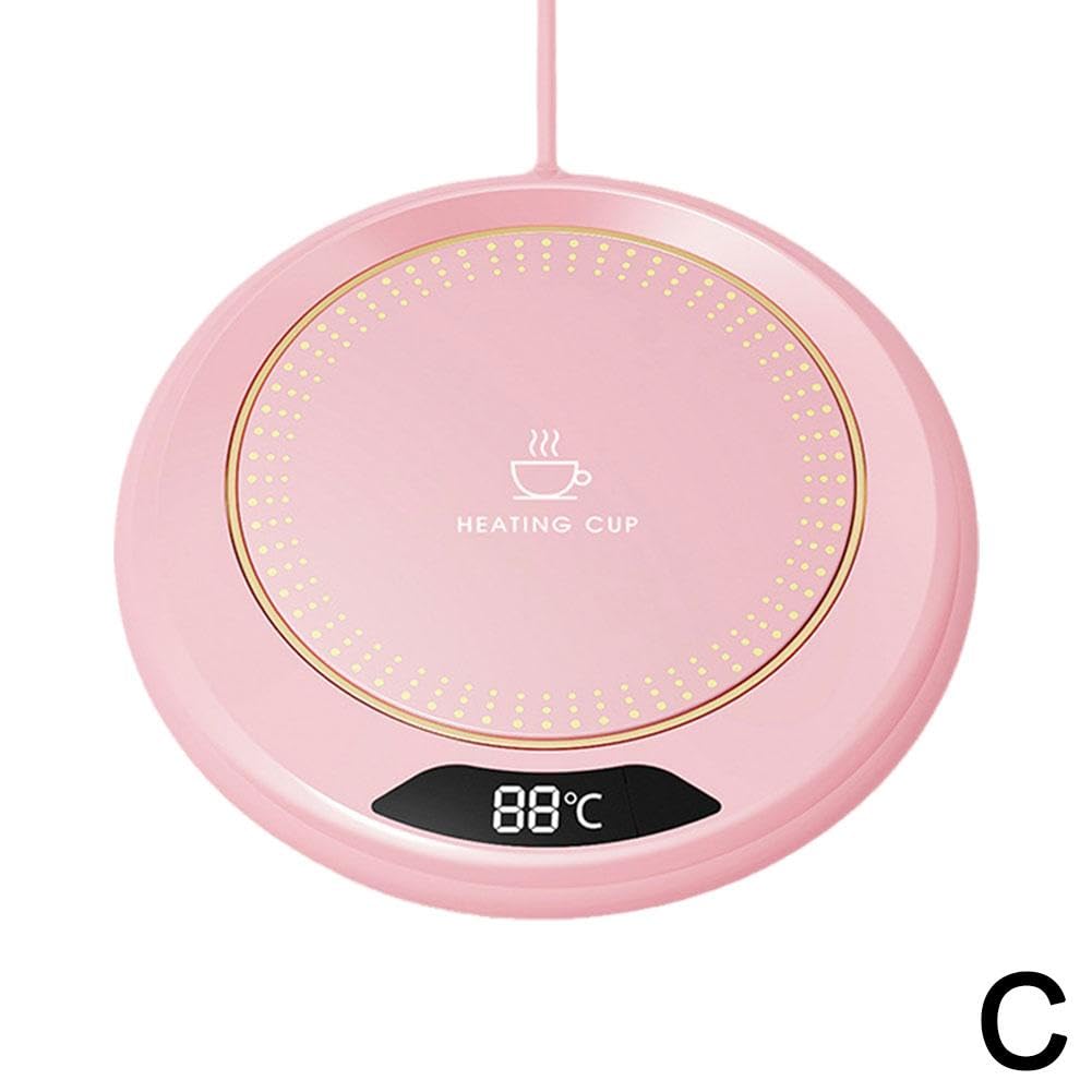 Coffee Mug Warmer with 3 Temperature Settings & Auto Shut-Off - Hot Plate for Coffee, Tea, Milk & Drinks - Perfect for Office, Home & Gifts