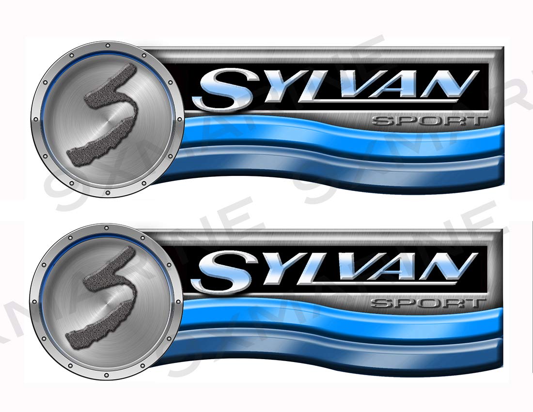 Premium Sylvan Boat Restoration Sticker Set - Waterproof Vinyl Decals for DIY Marine Projects & Boat Repair - Perfect for Hull, Cabin, and Deck Customization