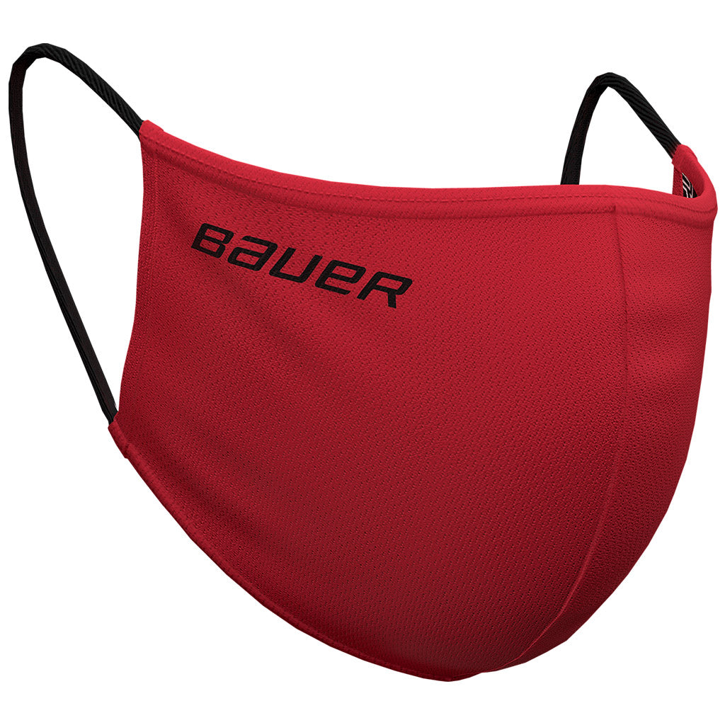 Bauer Reversible Fabric Face Mask - Breathable, Washable & Adjustable for Men & Women - Perfect for Running, Gym, Travel & Daily Protection