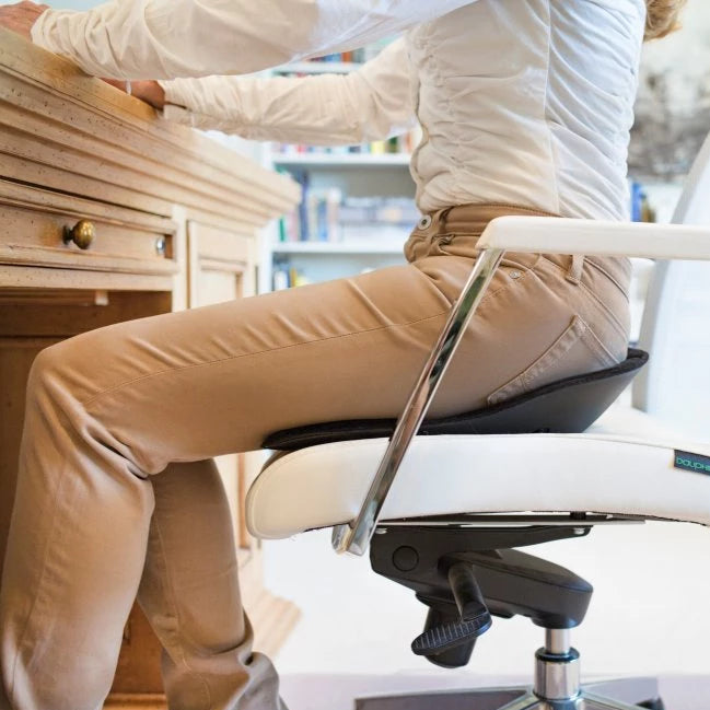 SitSmart Core Lux Posture Seat - Ergonomic Office Chair for Back Pain Relief & Improved Posture - Perfect for Home Office, Gaming & Long Work Hours