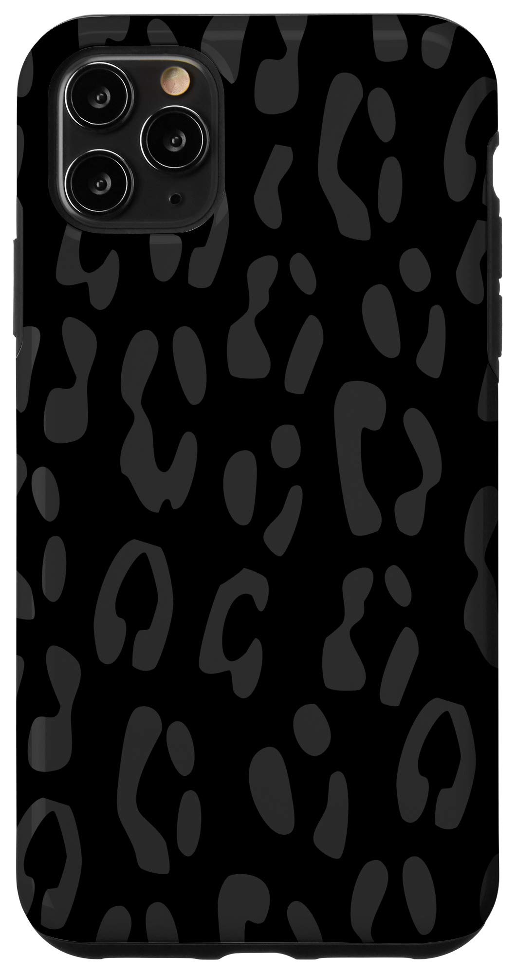 iPhone 11 Pro Max Case - Black Leopard Print Protective Phone Cover for Women | Slim Fit, Shockproof & Scratch Resistant | Perfect for Daily Use, Work & Travel