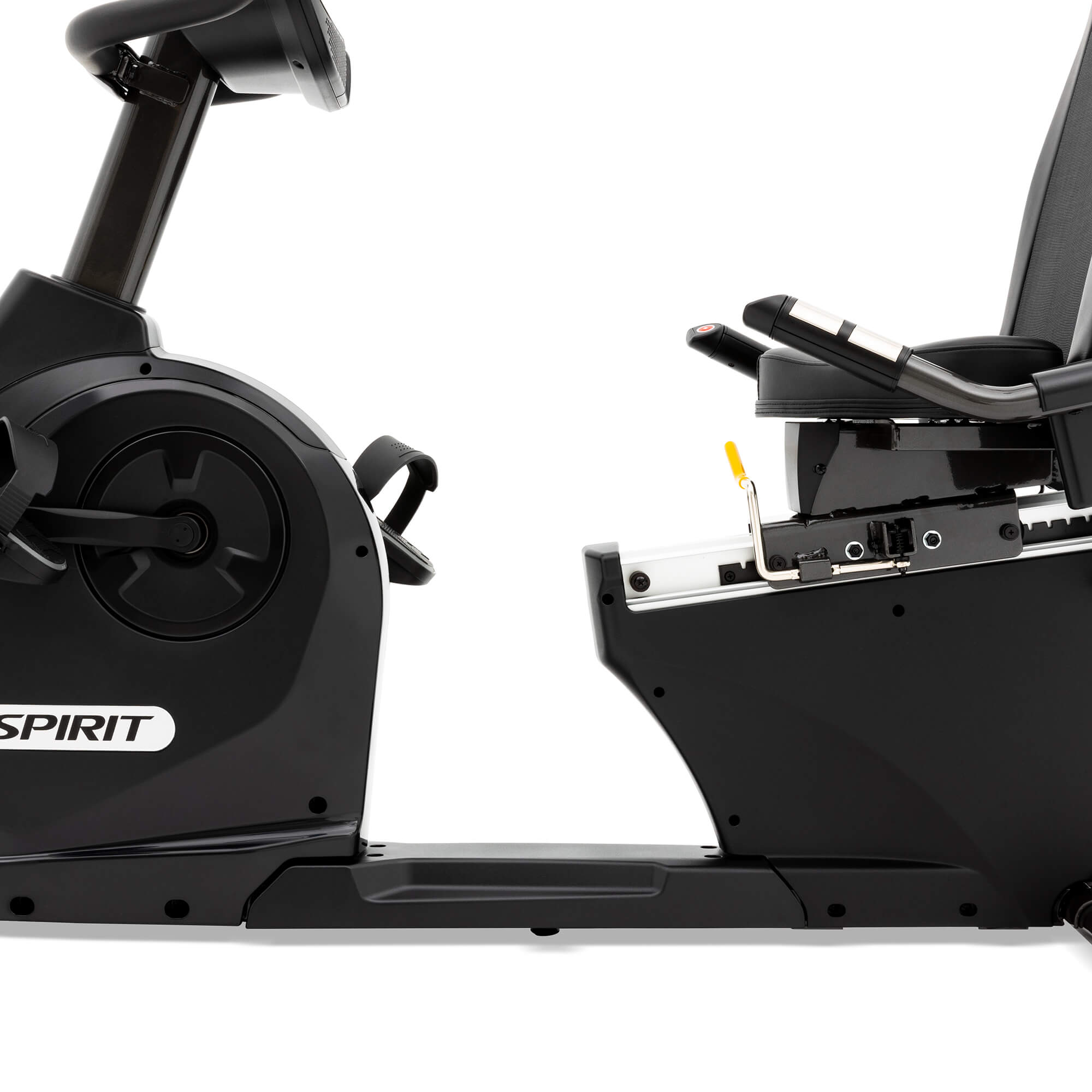Spirit Fitness XBR55 Recumbent Exercise Bike for Home Gym - Low Impact Cardio Workout for Seniors & Rehabilitation