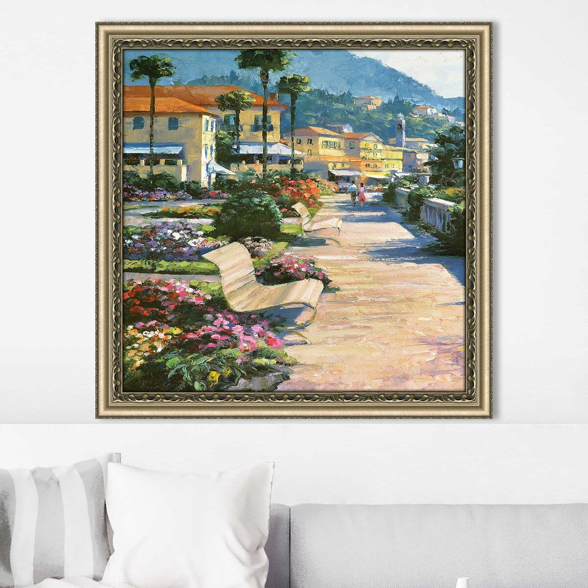 Bellagio Promenade by Howard Behrens - Premium Acrylic Wall Art Print - Elegant Home & Office Decor for Living Room, Bedroom, or Gallery Display