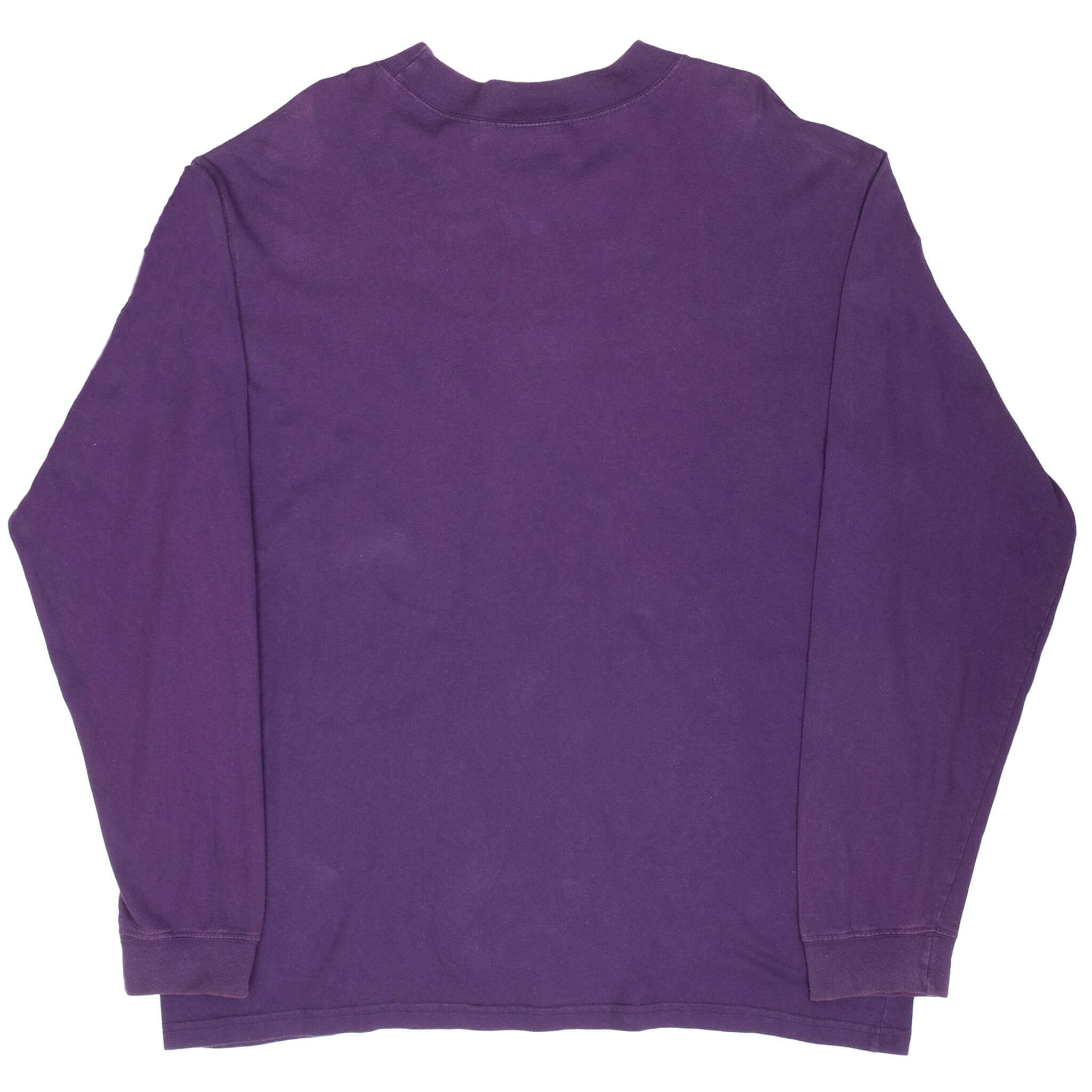 Vintage Adidas Long Sleeve Purple Turtleneck Tee Shirt - 1990s Retro Style, 2XL, Made in USA - Perfect for Casual Wear, Street Fashion & 90s Nostalgia