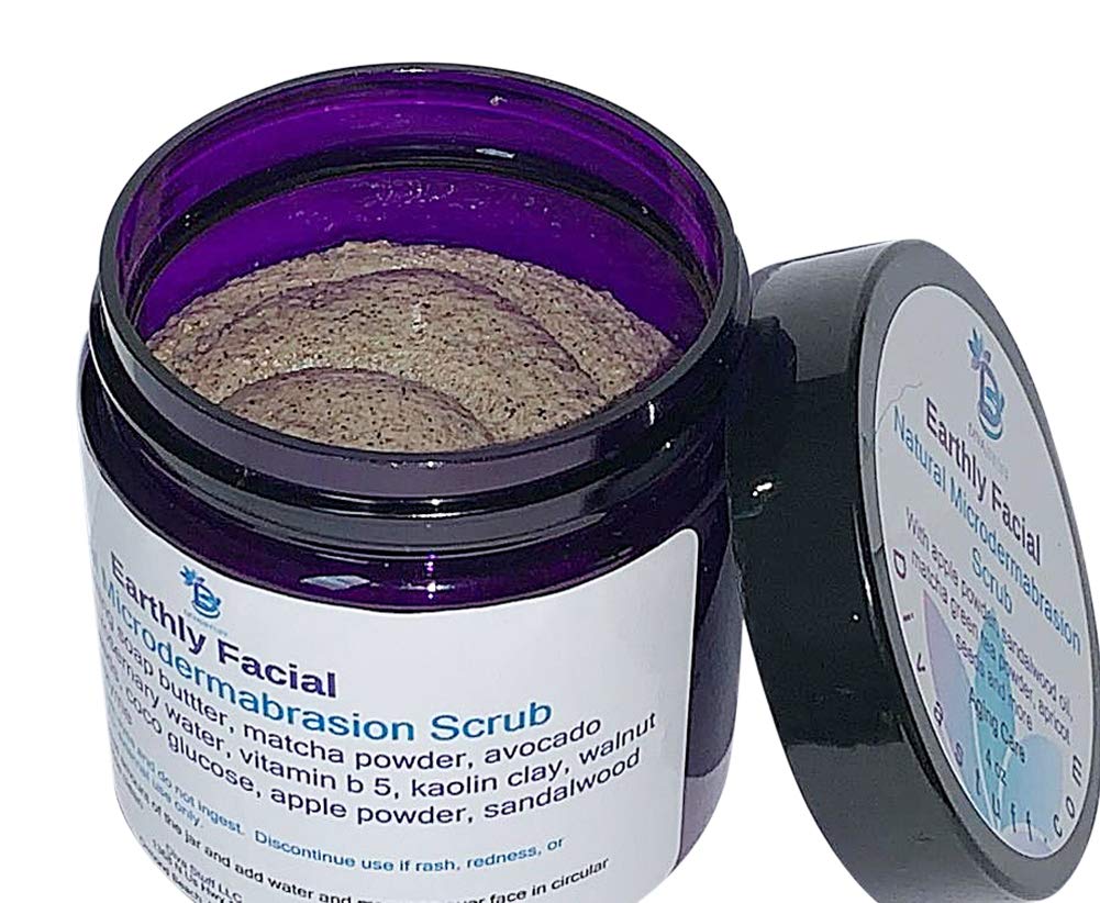 Diva Stuff Earthly Facial - Gentle All Natural Microdermabrasion Scrub for Smooth, Soft & Supple Skin | Exfoliating Face Wash for Daily Skincare Routine & Glowing Complexion