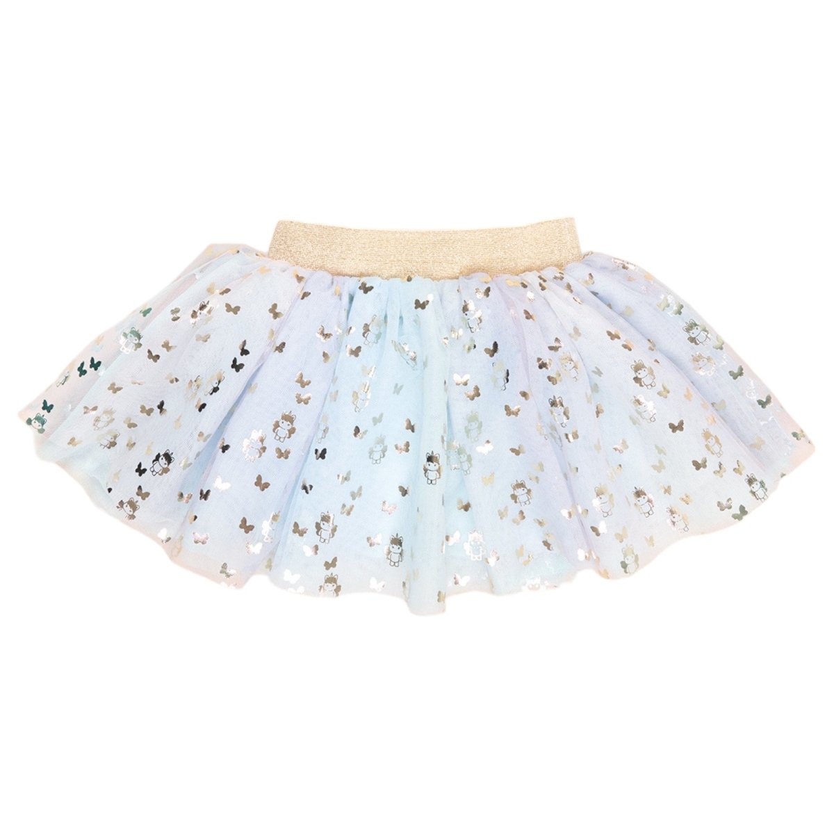 Butterfly Unicorn Tulle Skirt for Girls - Whimsical Ballet Tutu Dress for Birthday Party, Dance Performance & Photo Shoot