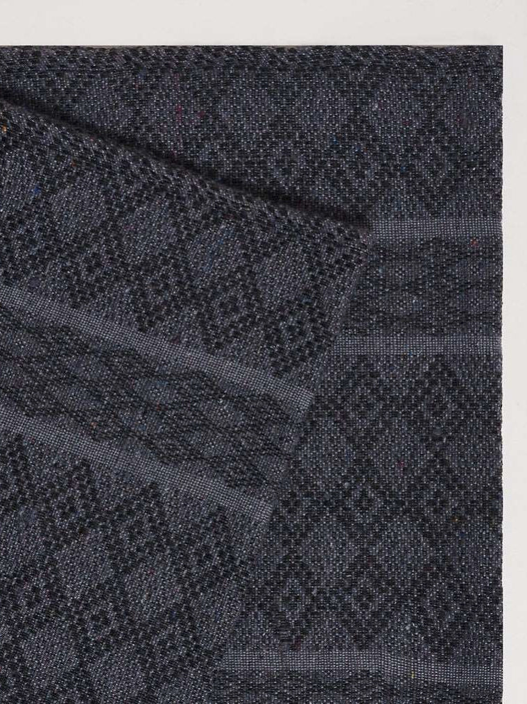 Manduka Premium Cotton Blanket - Soft & Breathable Yoga Blanket for Meditation, Home Decor & Travel - Thunder Gray - Eco-Friendly & Machine Washable