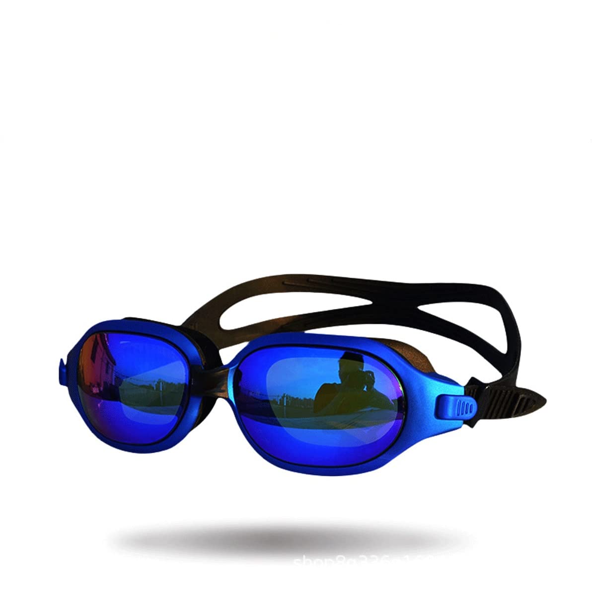 Anti-Fog UV Protection Swim Goggles for Adults & Kids - No Leak Wide View Swimming Goggles for Men, Women, Youth - Pack of 1 (Color: Blue) - Perfect for Pool, Beach, and Competitive Swimming