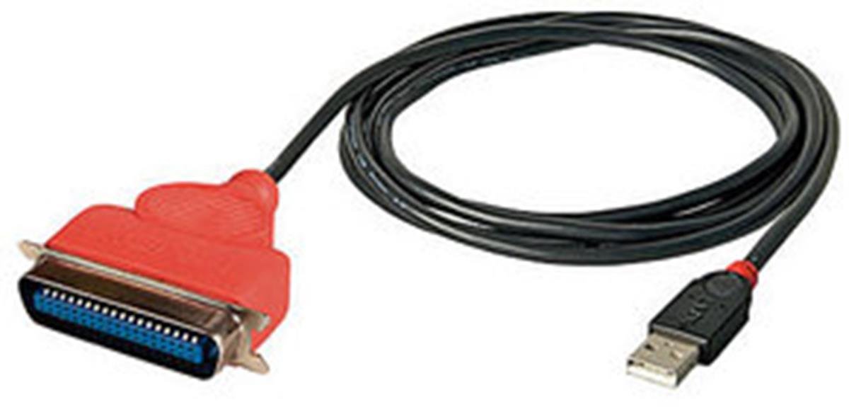 LINDY USB to Parallel Printer Converter 36 Pin (42813) - Connect Legacy Printers to Modern Computers for Home & Office Use
