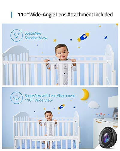 eufy Security Add-on Baby Monitor Camera - 720p HD Video with Night Vision, Easy Pairing for New Moms | Ideal for Nursery, Bedroom & Home Security Monitoring