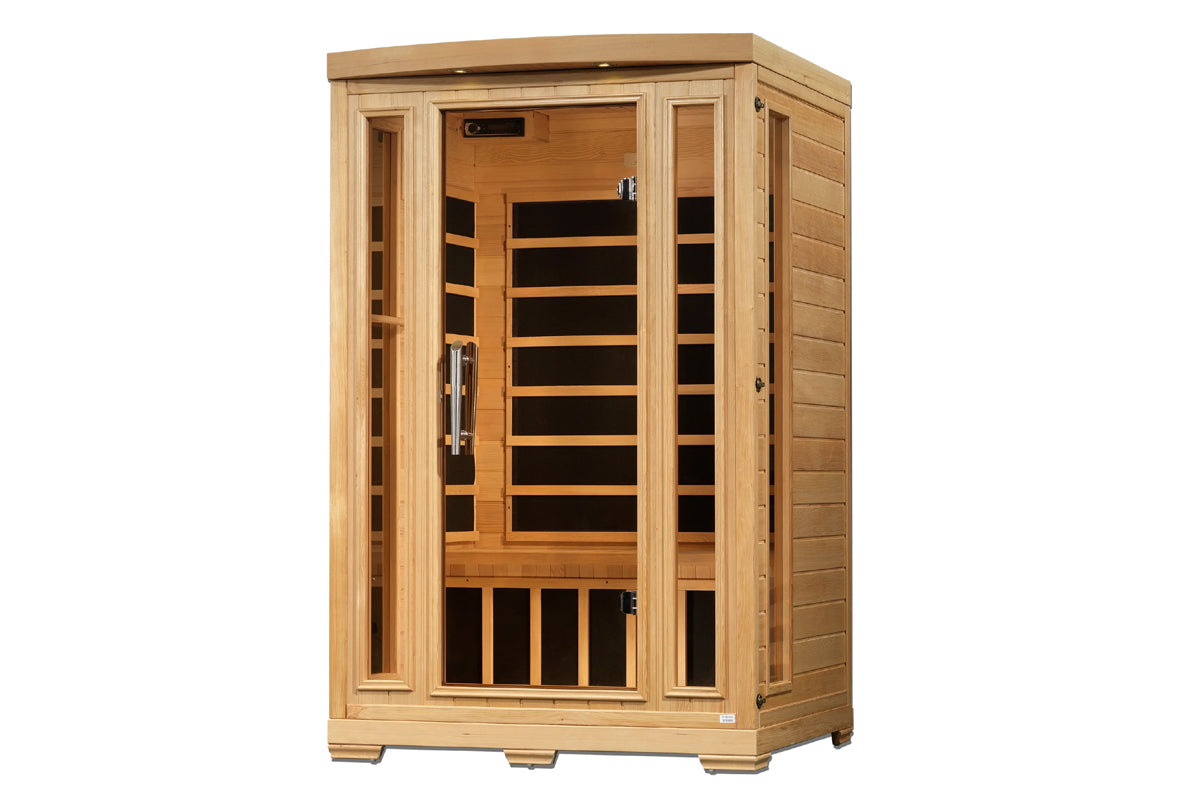 Pro 6 Amanda 2-Person Low EMF Far Infrared Sauna (2025 Edition) - Home Spa Relaxation & Detox Therapy for Wellness