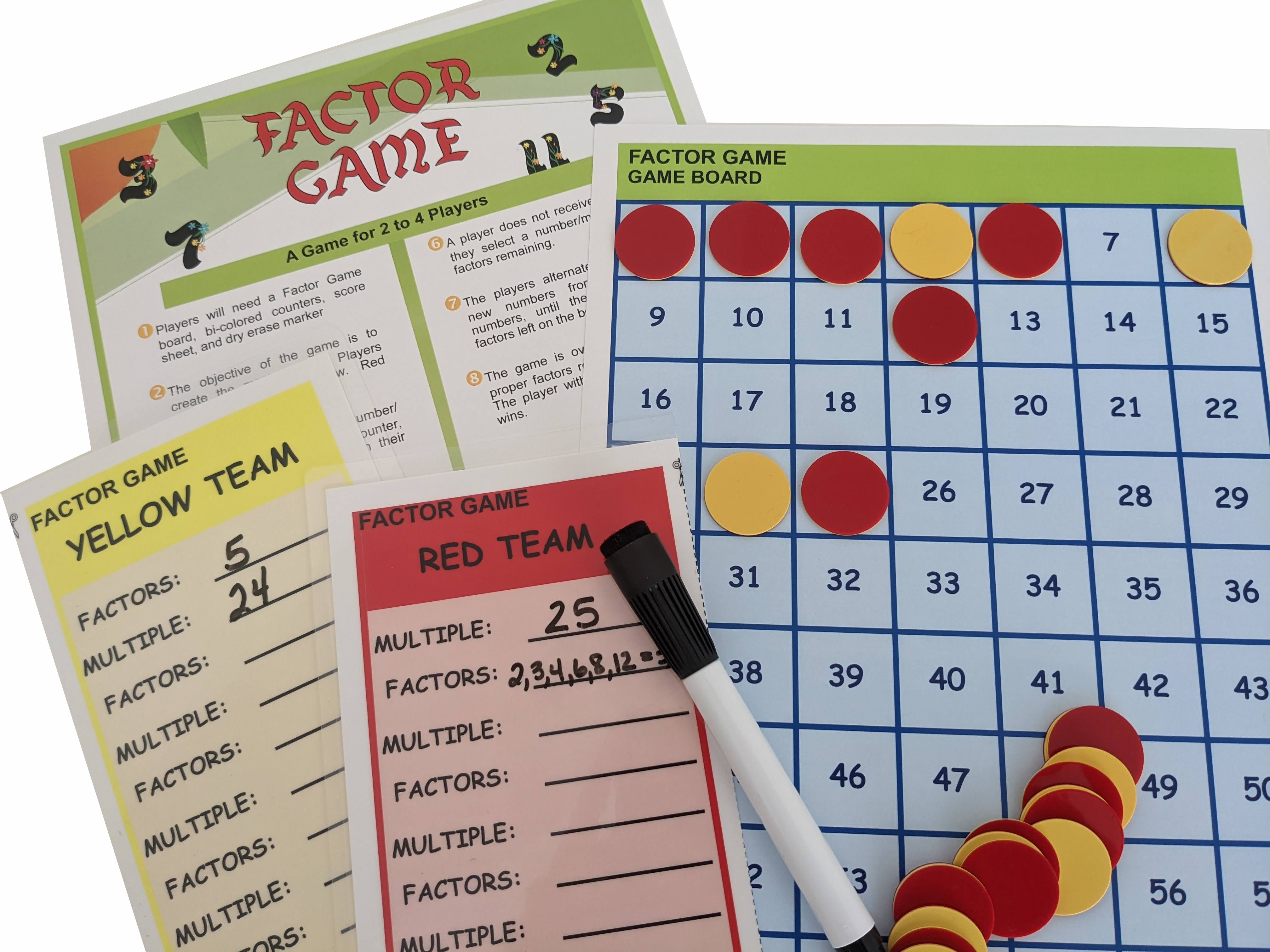 4th Grade Deluxe Math Kit - Fun Learning Games & Activities for Kids | Perfect for Homeschooling & Classroom Use