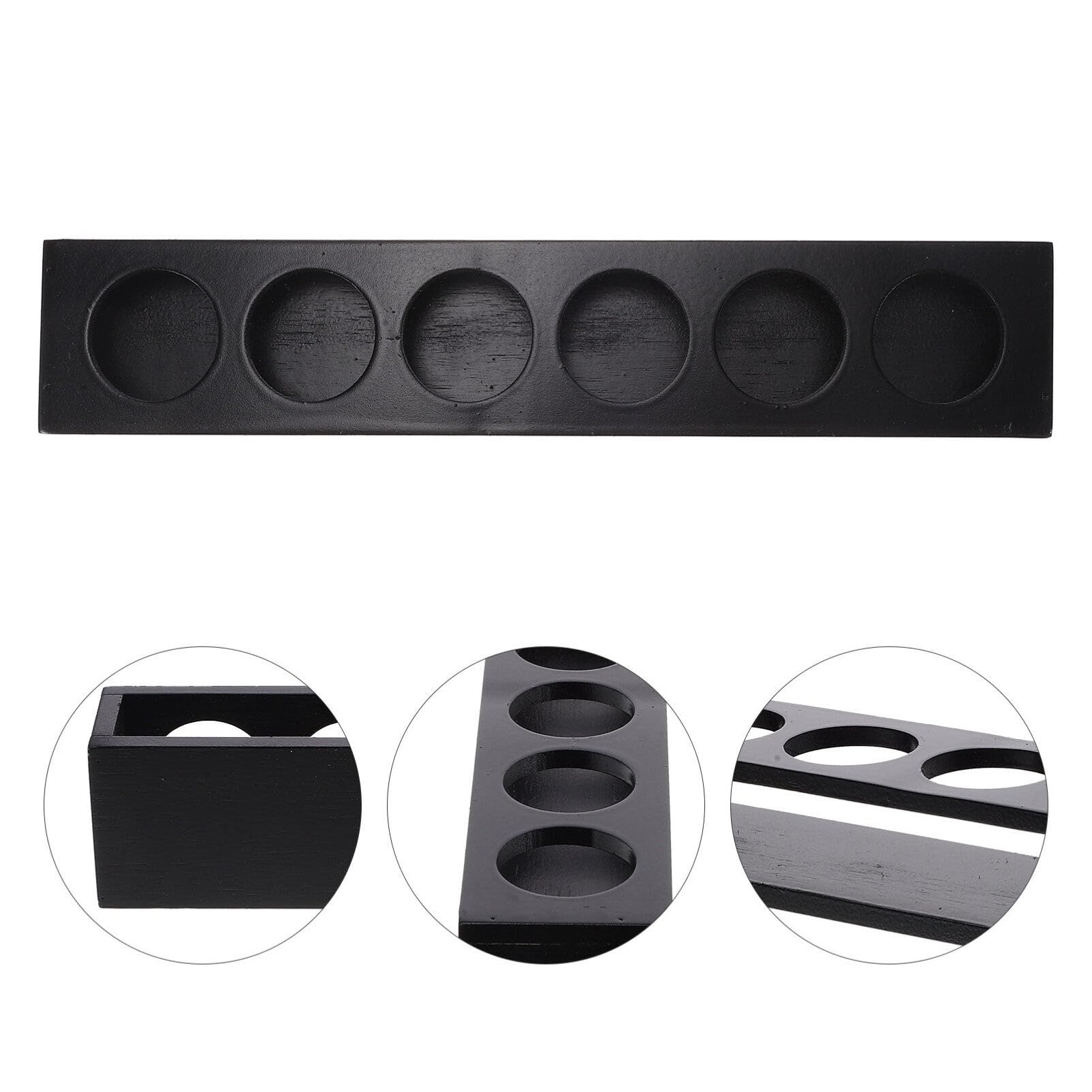 Wooden Shot Glass Holder & Wine Cup Tray - Whiskey Glass Storage Organizer for Bar, Home, and Party Use