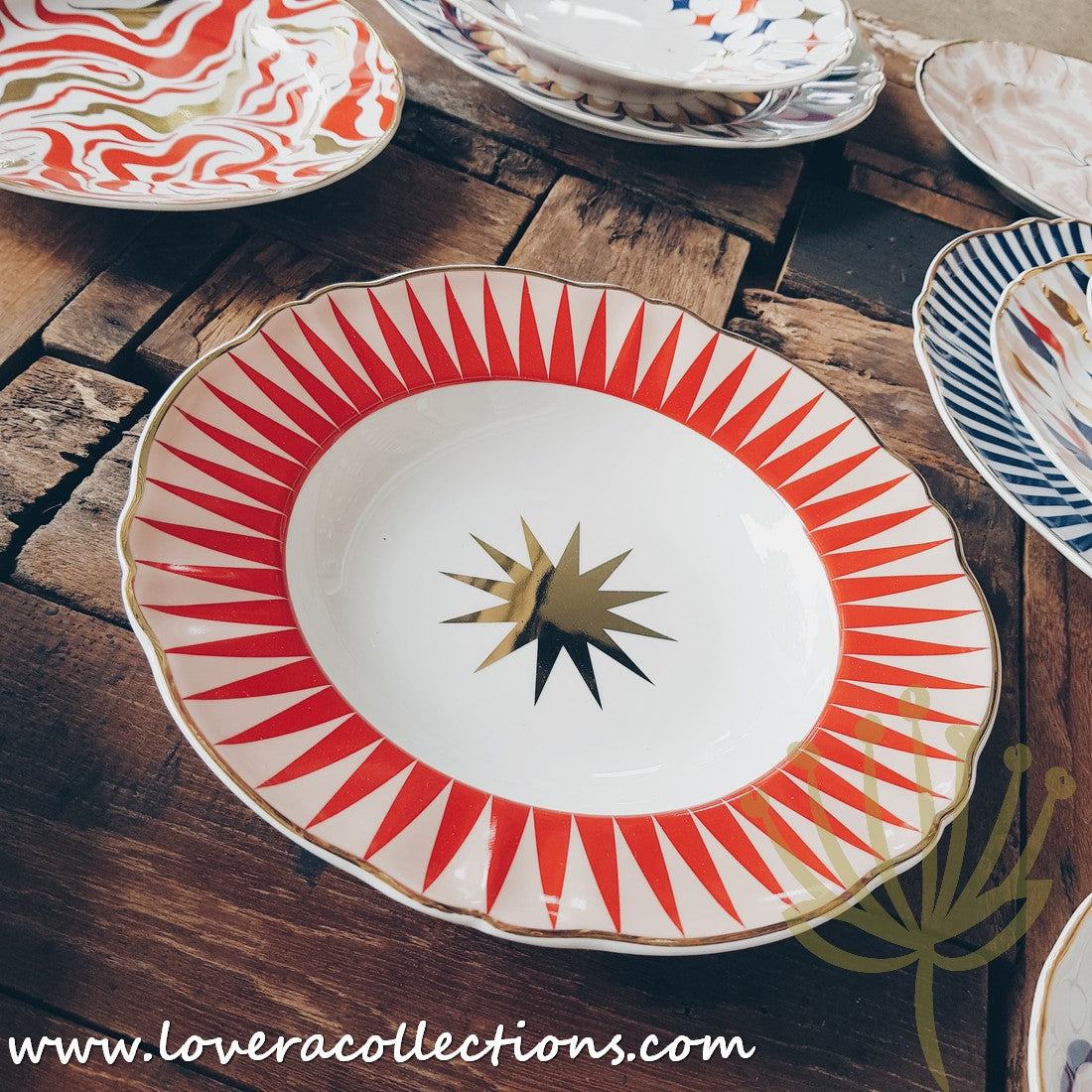 Bitossi Italy Abracadabra Dinnerware Set by La Tigre - Premium Ceramic Plates & Bowls for Elegant Dining, Perfect for Dinner Parties & Home Decor