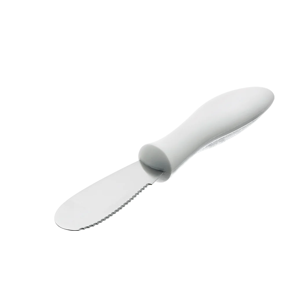 Browne Butter Spreader with Comfortable Plastic Handle - Perfect for Breakfast, Baking & Spreading Butter, Jam, Cream Cheese on Toast, Bagels & More