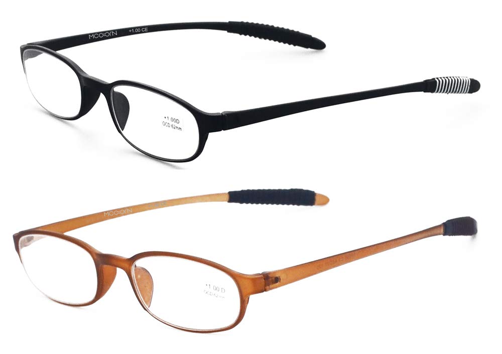 Lightweight Reading Glasses with Flexible Memory Plastic Frame - Comfortable Readers for Men & Women - Perfect for Reading, Computer Work & Daily Use