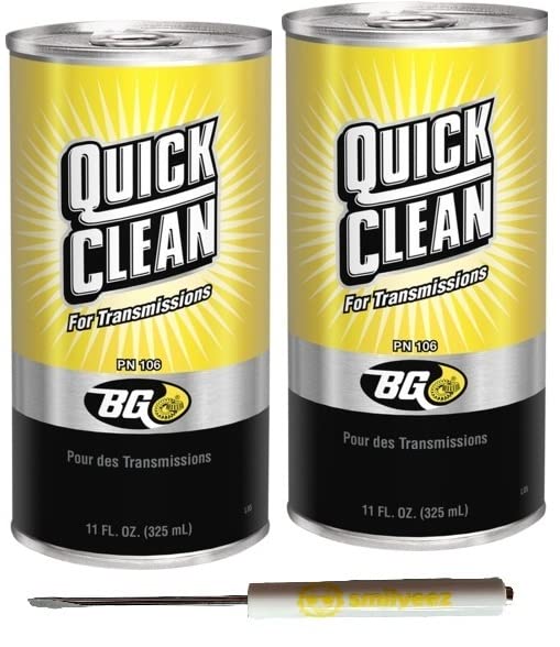Smilyeez BG Quick Clean Transmission Cleaner - PN 106 with 2 Pocket Screwdrivers | Fast-Acting Formula for Smooth Gear Shifting | Perfect for Automotive Maintenance & DIY Car Repairs