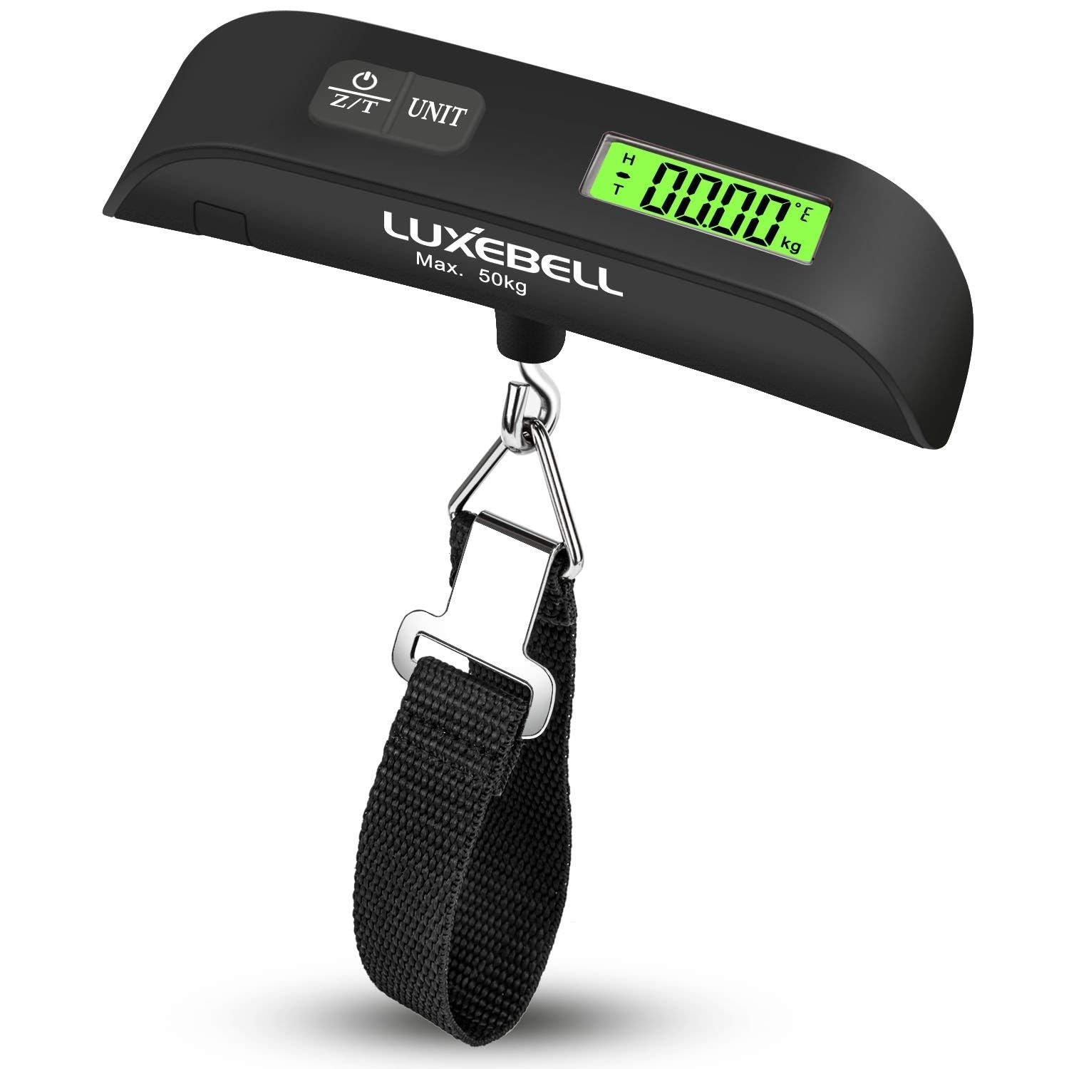 Digital Luggage Scale 110lbs - Portable Handheld Suitcase Weight Scale for Travelers | Perfect Gift for Air Travel, Cruise Trips & Backpacking Adventures