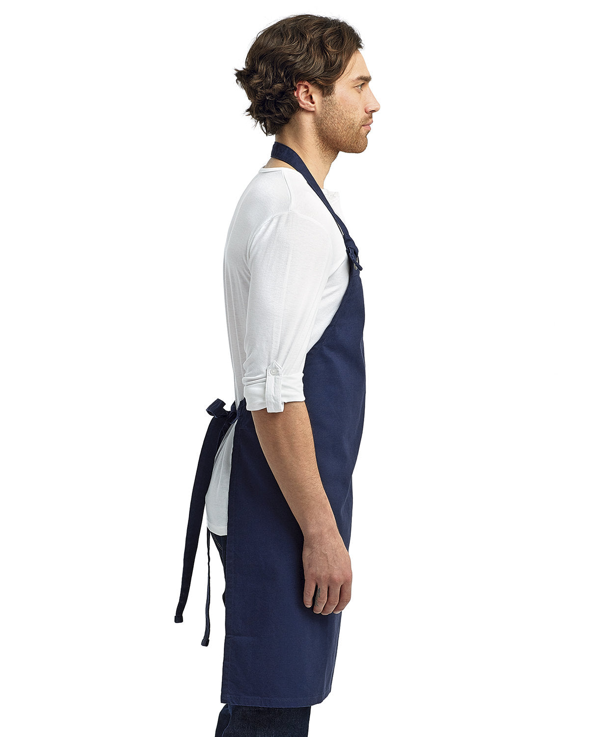 Reprime RP130 Heavy Duty Unisex Canvas Bib Apron - Artisan Collection for Cooking, Grilling, Baking & DIY Projects