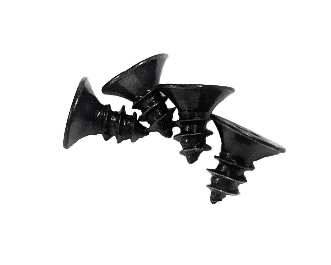 Black or Silver Fan Screws - 4 Pack in Various Sizes | Secure Mounting for PC Cooling Fans, Electronics & DIY Projects
