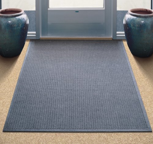 Premium American Floor Mats - Waterhog Fashion Door Mats for Home & Office - Non-Slip Navy Blue 3' x 10' Indoor/Outdoor Rug - Perfect for Entryways, Mudrooms & High Traffic Areas