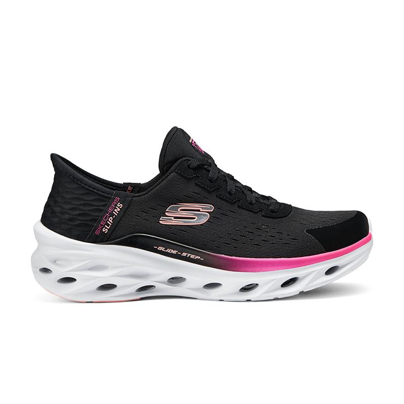 SLIP INS: GLIDE STEP SWIFT 150191/BKMT - Comfortable Slip-On Shoes for Women, Lightweight & Breathable - Perfect for Walking, Travel & Casual Wear