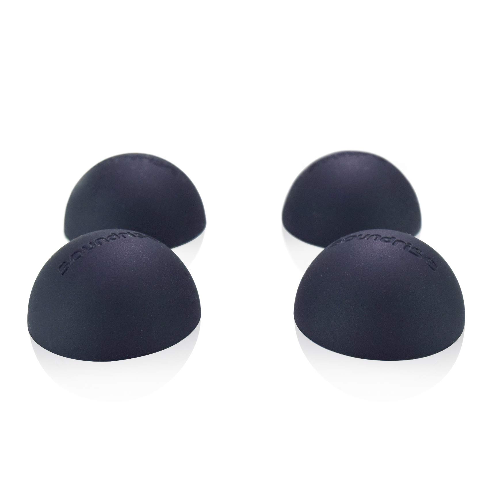 Soundrise DOMES Isolation Pads - Premium Anti-Vibration Silicone Feet for Subwoofers, Speakers & Turntables - Noise Reduction & Sound Dampening - Peel & Stick, Non-Slip, Durable Class-A Silicone (8-Pack) - Perfect for Home Theater, Studio & Hi-Fi Audio Systems