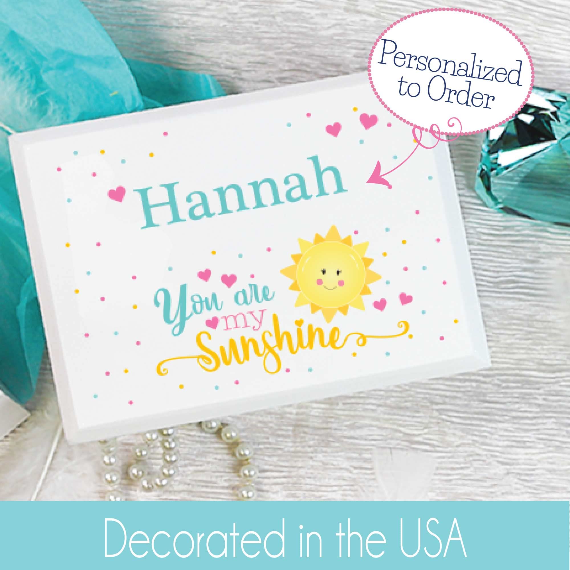 Personalized Mermaid Jewelry Box with Lift Top - Elegant Gift for Women & Girls - Perfect for Necklaces, Rings, Earrings & Bracelets Storage - Great for Bedroom, Dresser & Travel