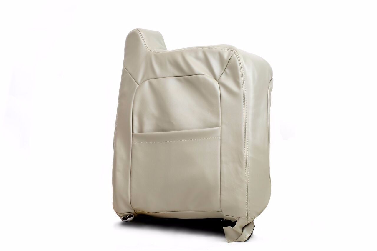 2003-2006 Chevy Tahoe Suburban Driver Side Seat Cover - Tan Vinyl Replacement for Worn Seats | Perfect for Road Trips & Daily Commutes