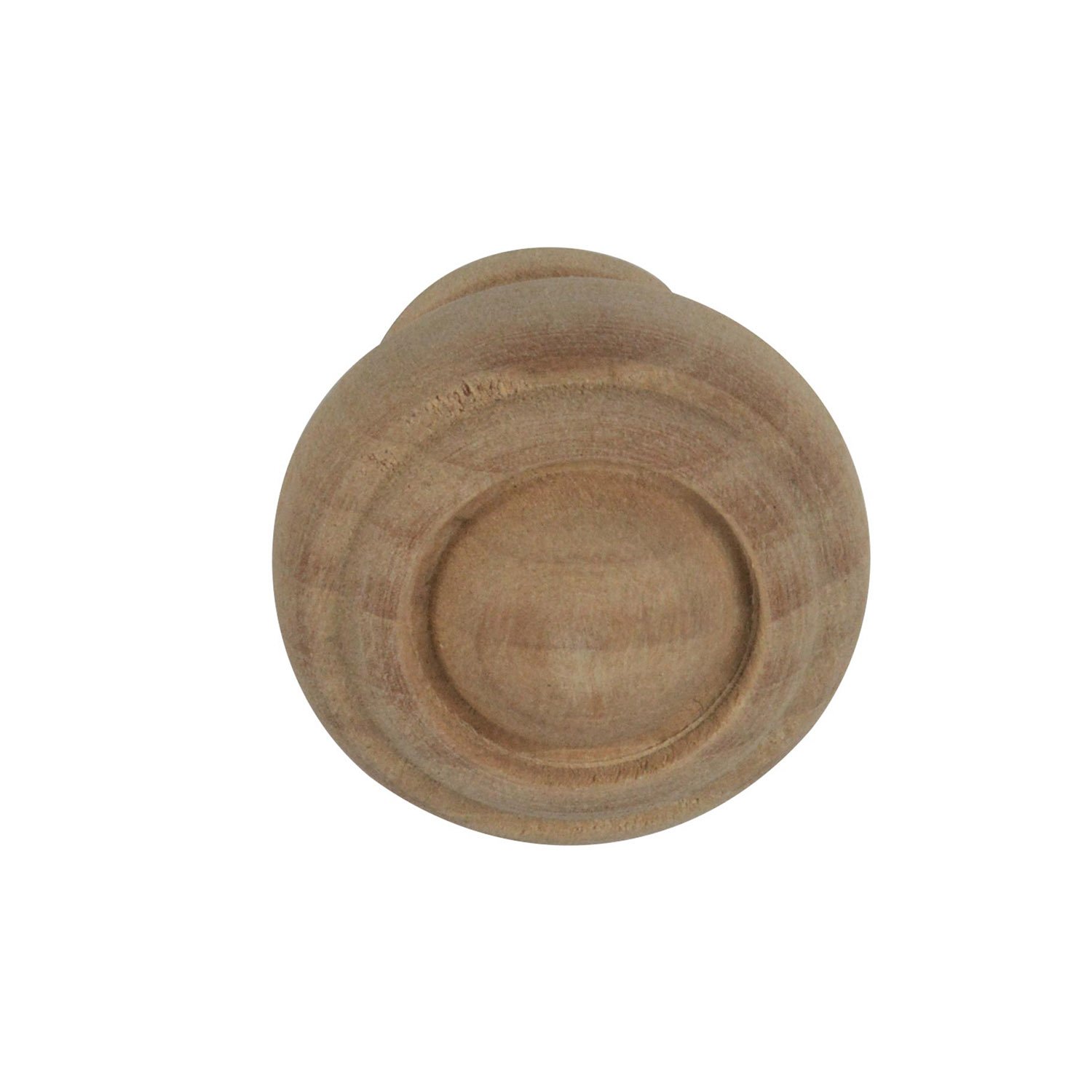 Unfinished Maple Wood Knob #3530-1-1/8