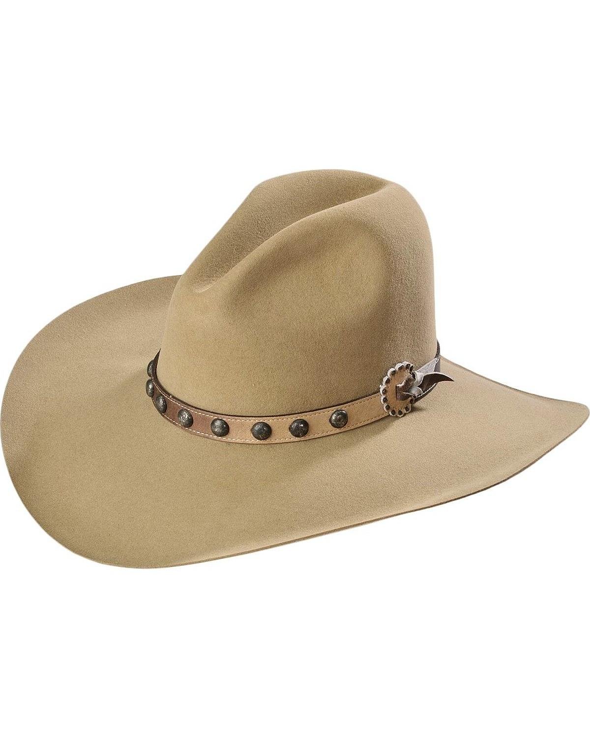 Stetson SBBBOW-6943 Broken Bow Cowboy Hat for Men - Western Style Felt Hat with Leather Band - Perfect for Rodeo, Country Music Festivals & Outdoor Adventures