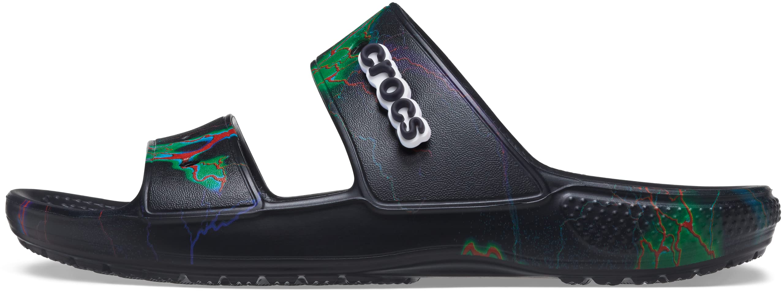 Crocs Unisex-Adult Classic Two-Strap Slide Sandals - Comfortable Waterproof Slip-On Shoes for Men & Women - Perfect for Beach, Pool, and Casual Wear