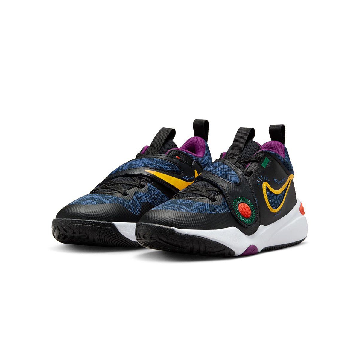 Kids Team Hustle D 11 SE Basketball Shoes 'Mystic Navy' - Lightweight Youth Sneakers for Boys & Girls - Perfect for School, Training & Court Play