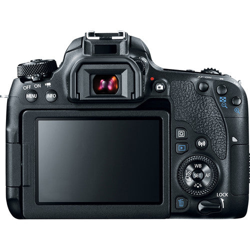 Canon EOS 77D DSLR Camera Body - 24.2MP APS-C Sensor, 45-Point AF, Dual Pixel CMOS, Wi-Fi/NFC - Perfect for Travel Photography & Vlogging