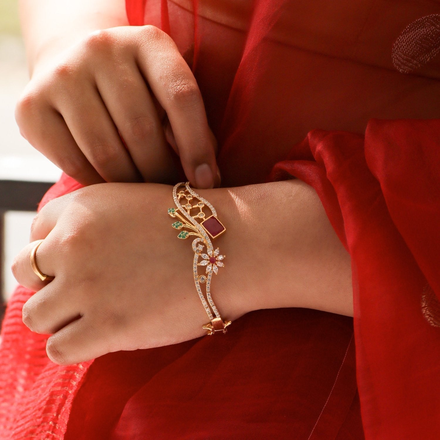 Mirai Nakshatra Cubic Zirconia Bracelet for Women - Elegant CZ Crystal Jewelry Gift for Birthday, Anniversary & Special Occasions