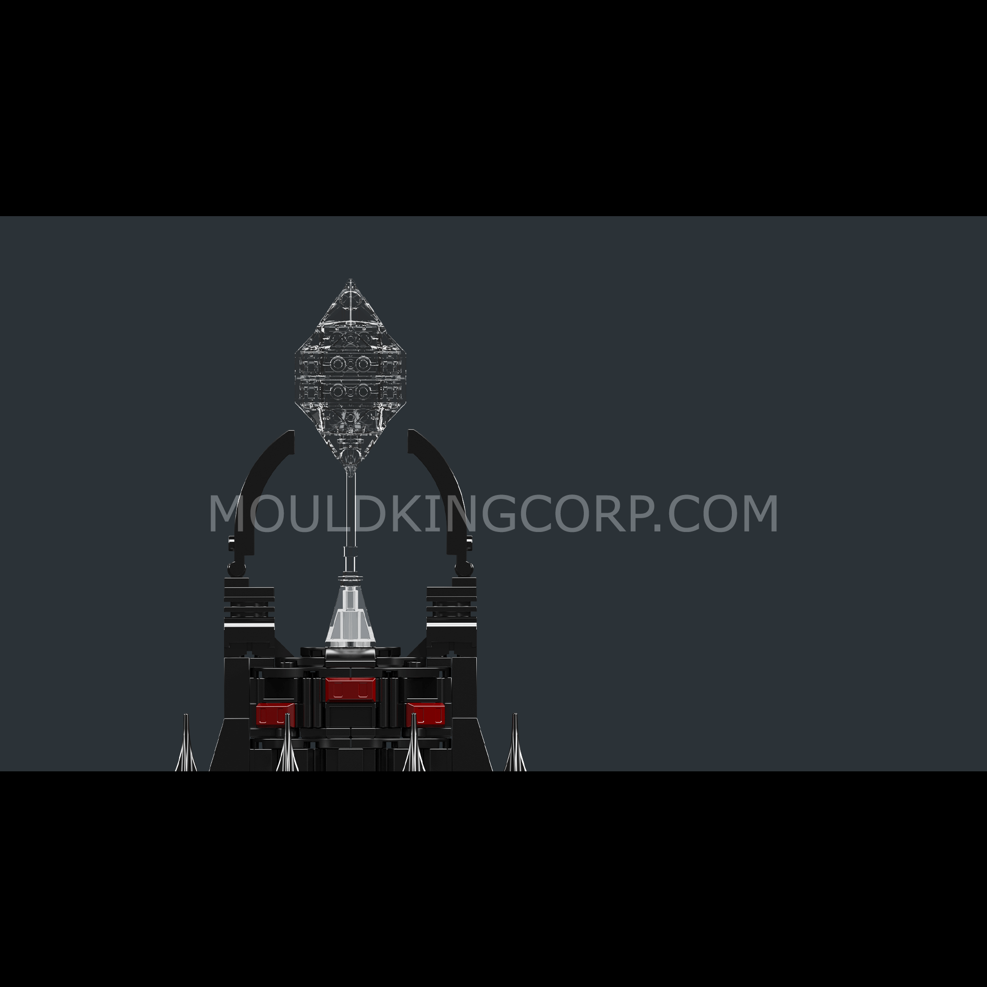 Mould King 16055 Medieval Lighthouse Building Set - 2,199 PCS DIY Castle Model Kit for Adults & Teens | Perfect for Home Decoration, Gift Giving & Medieval Themed Displays