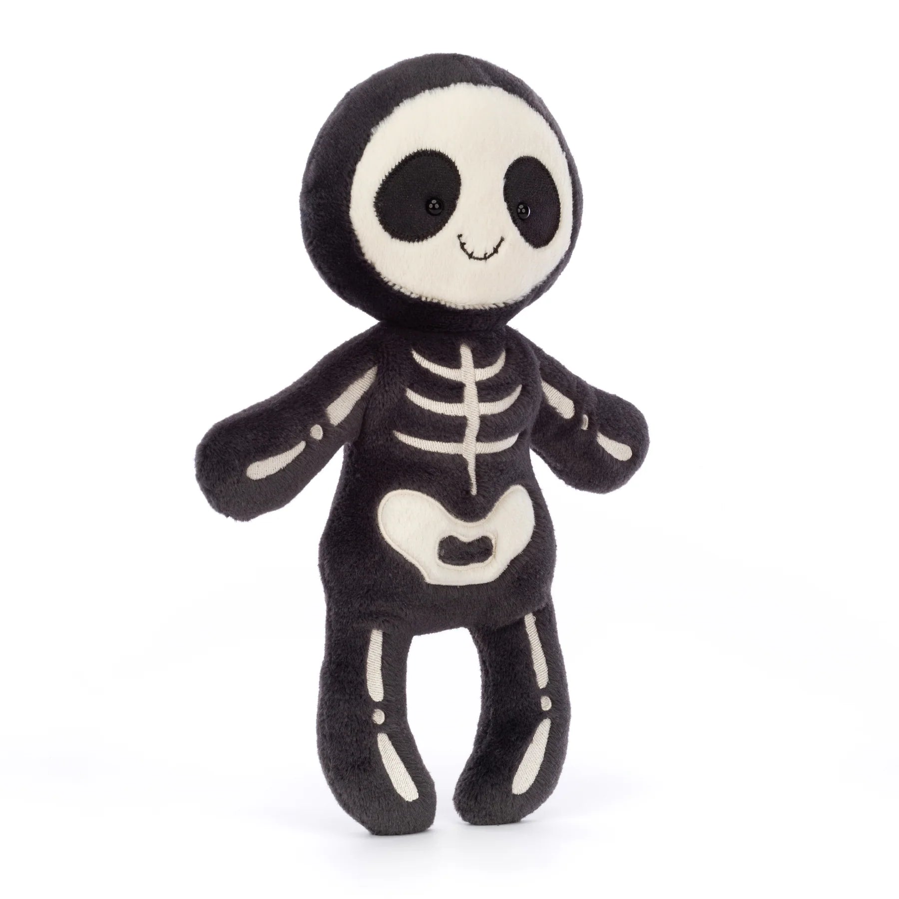 Jellycat Skeleton Bob Plush Toy - Soft & Cuddly Halloween Stuffed Animal for Kids & Adults | Perfect for Decor, Gifts & Collectibles