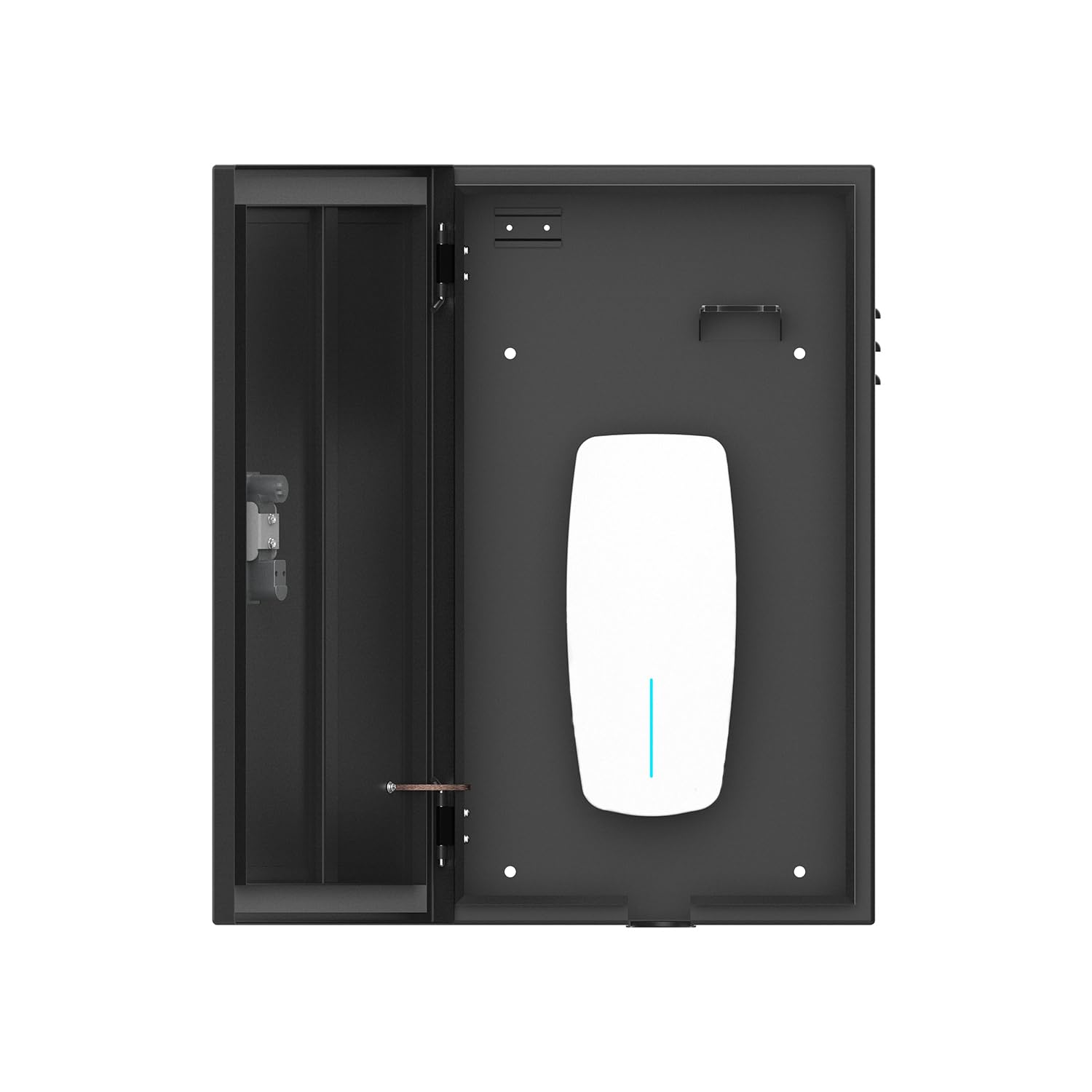 BMZX Tesla Charger Station Box - IP66 Waterproof & Dustproof Metal Enclosure for Tesla Gen 3 Wall Connector - Cable Organizer for Indoor & Outdoor Use - Perfect for Garage, Driveway and EV Charging Station Protection