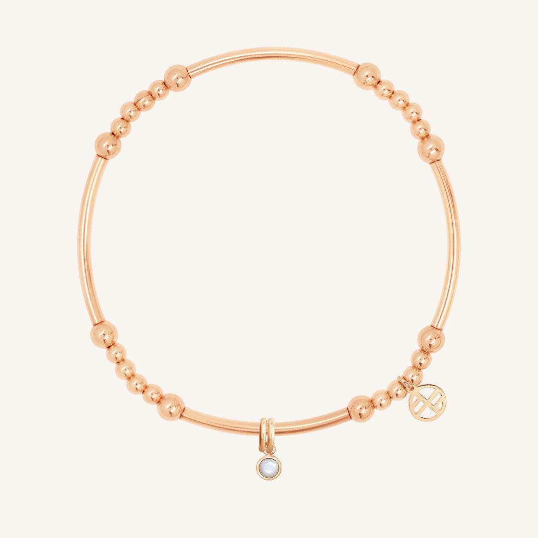 Birthstone Bracelet for Women - Personalized Aura Crystal Jewelry for Gifts, Healing & Spiritual Energy - Perfect for Birthdays, Anniversaries & Meditation