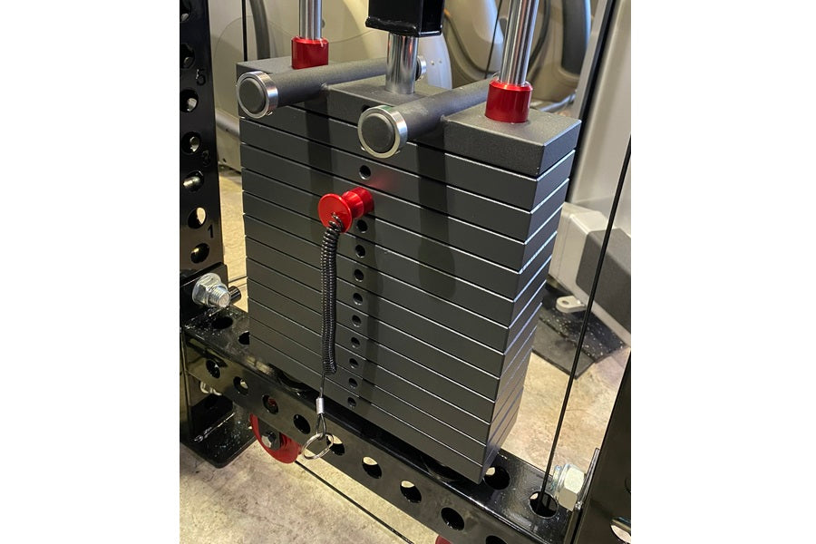 Warrior 2.0 Cable Crossover Pulley System - Power Rack Gym Equipment for Home & Commercial Use - Strength Training Machine for Full Body Workouts - Perfect for Weight Lifting, CrossFit & Functional Fitness