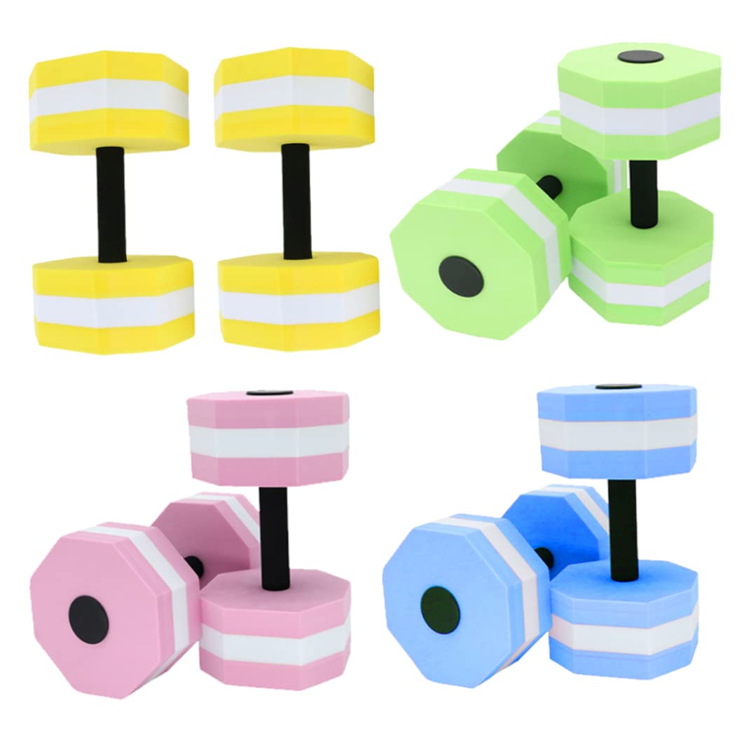 Water Dumbbells for Swimming & Pool Resistance Training - Eva Fitness Barbells for Water Aerobics & Home Workouts