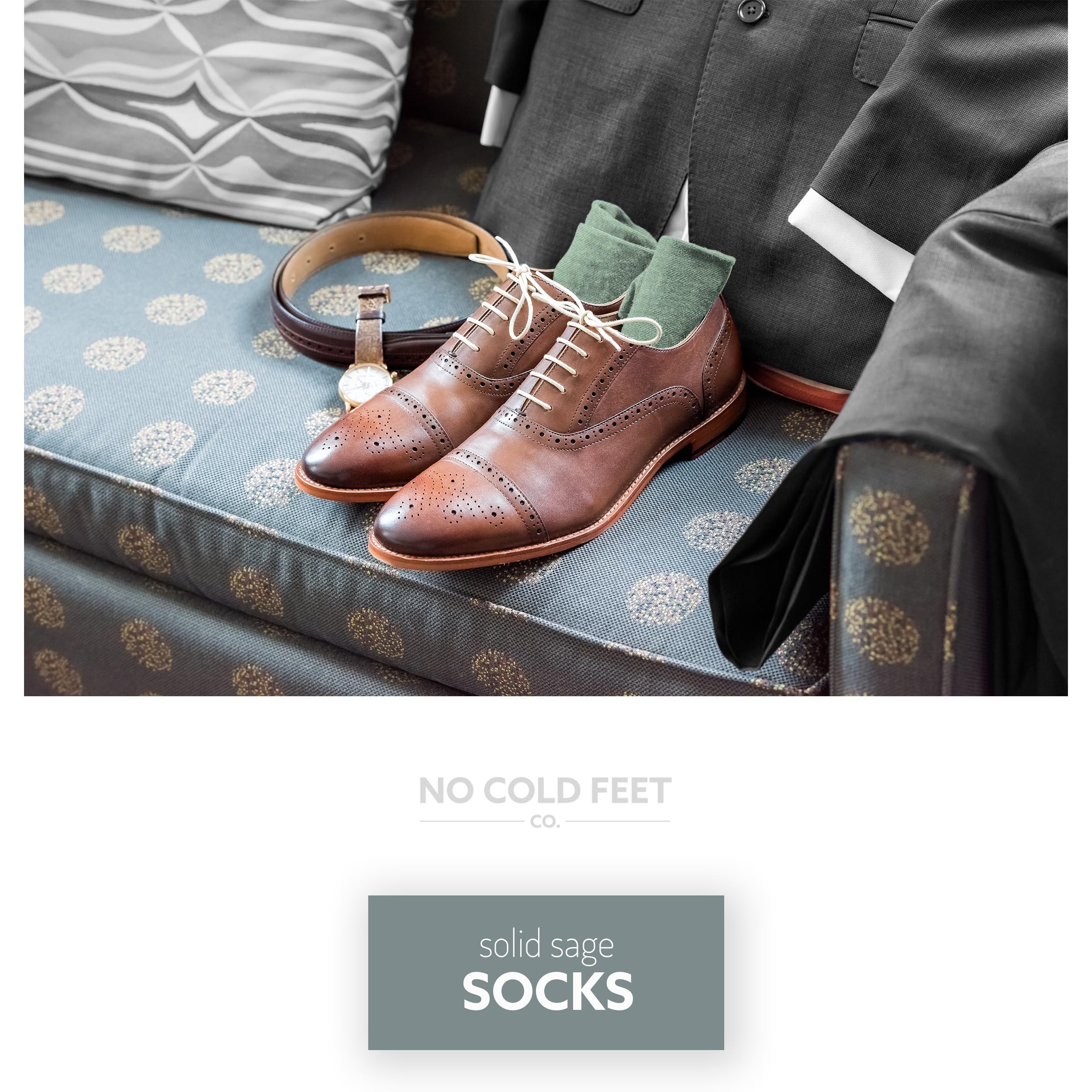 Fun Green Colorful Novelty Dress Socks for Men - 8 Pack | Casual, Formal & Groomsmen Wedding Socks | Perfect for Parties, Gifts & Special Occasions