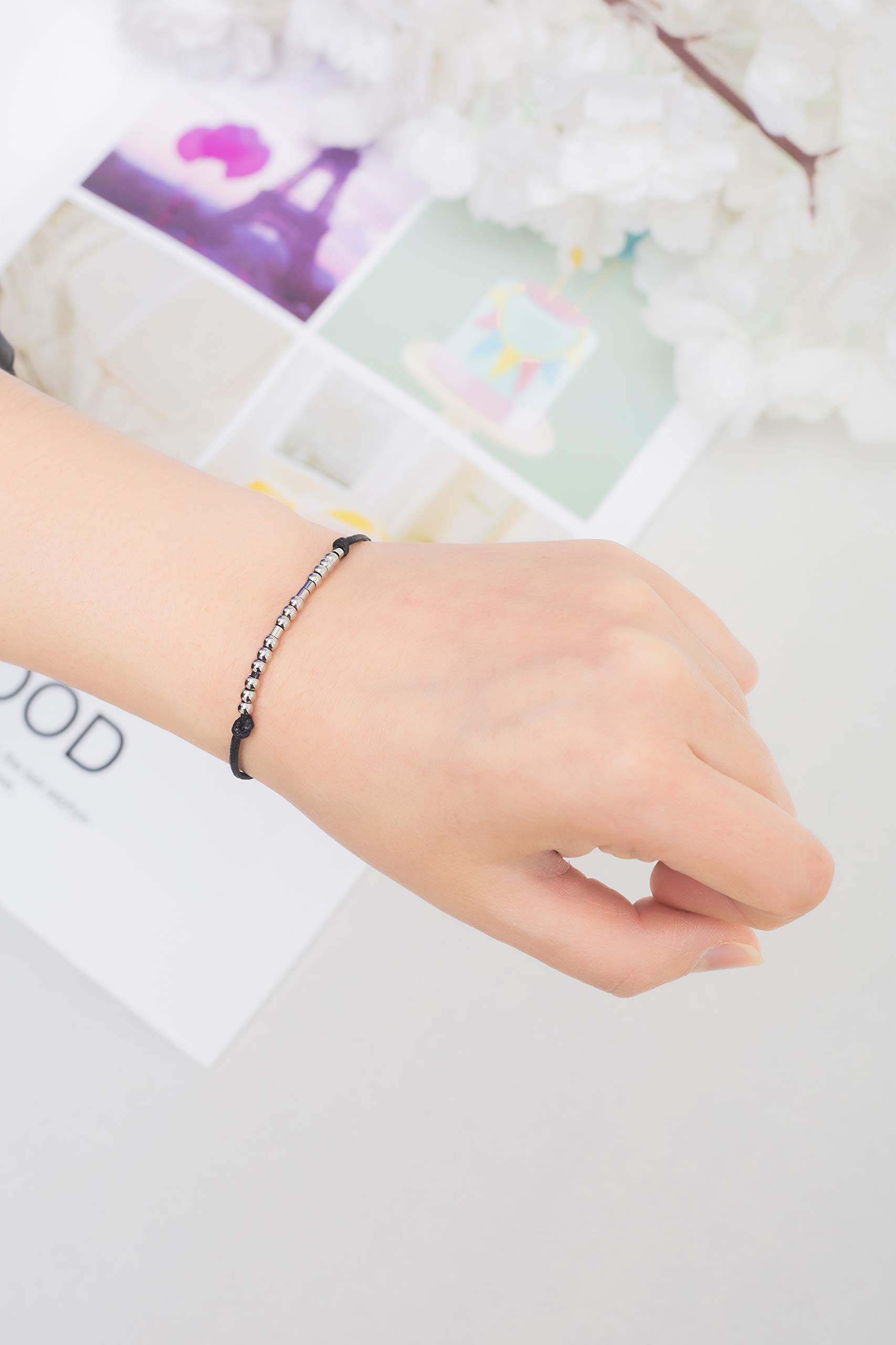 Morse Code Bracelet for Women - Inspirational Jewelry Gift for Her | Birthday, Graduation, Best Friend