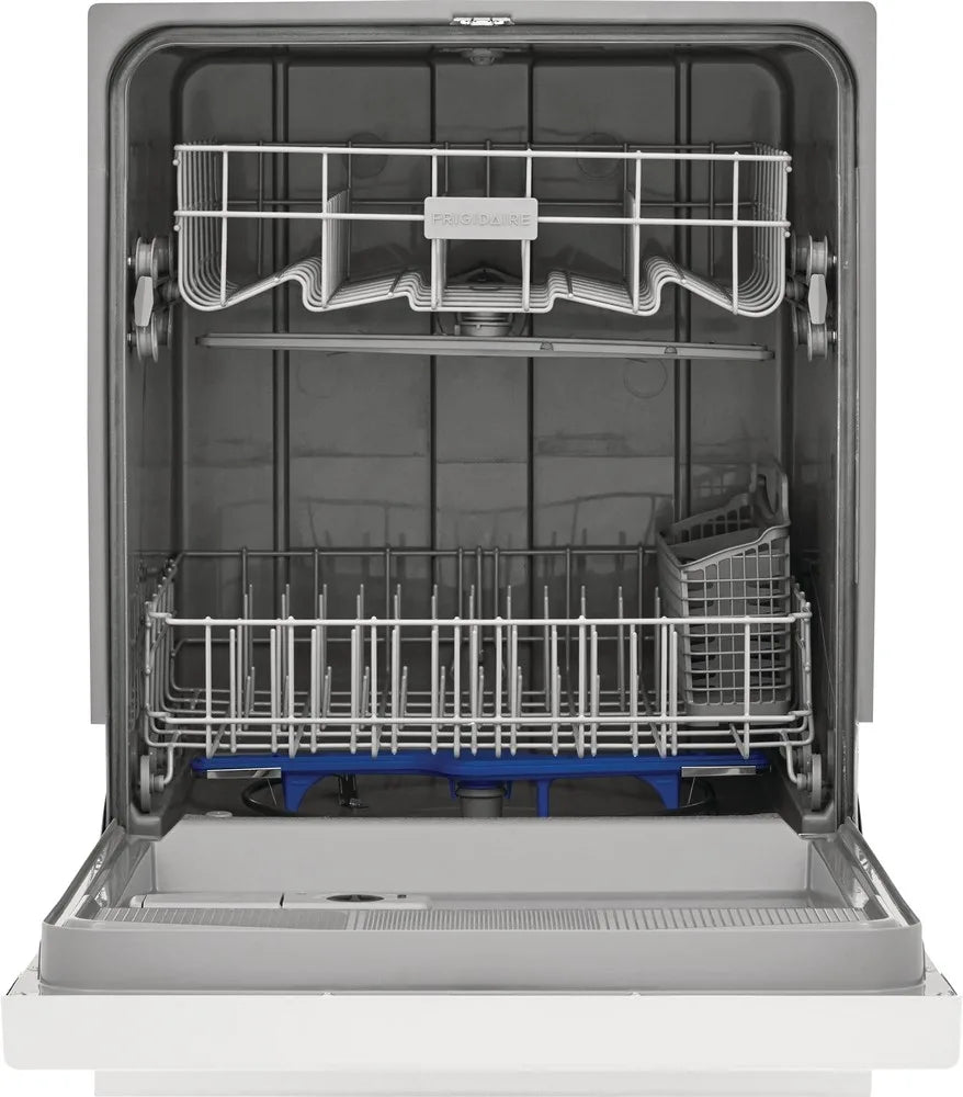 Frigidaire FDPC4221AW 24 Inch Built-In Dishwasher in White - Energy Efficient, Quiet Operation for Modern Kitchens
