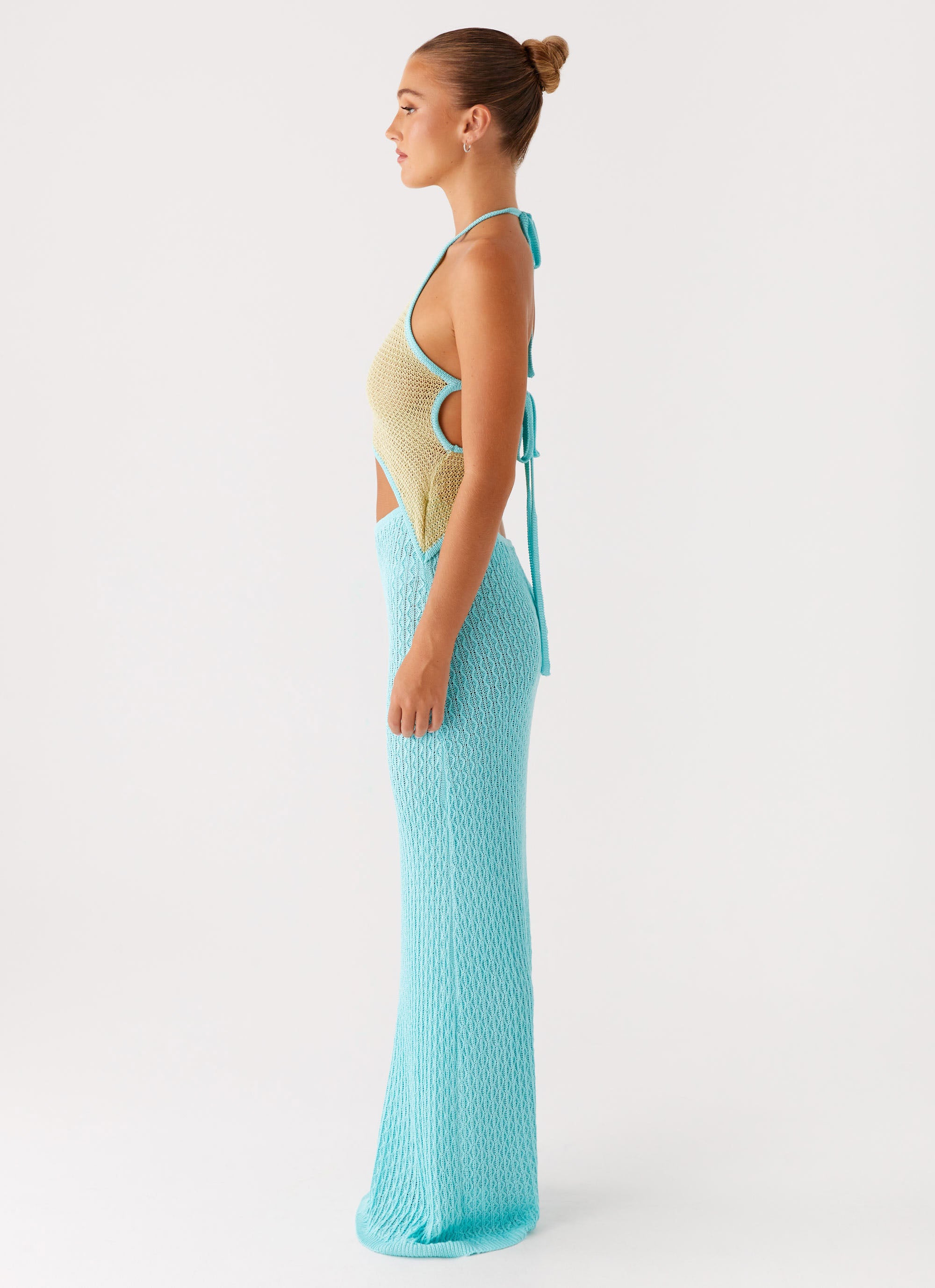 Alexa Knit Maxi Dress for Women - Elegant Long Sleeve Flowy Boho Chic Dress for Casual, Party & Wedding - Perfect for Summer, Beach Vacations & Date Nights